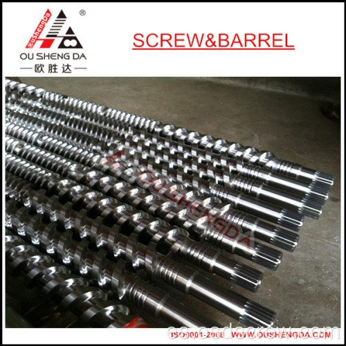 Weber Amut Co-Rotating Parallel Twin Screw y Barril para PVC PP PE gránulos granulados masterbatch